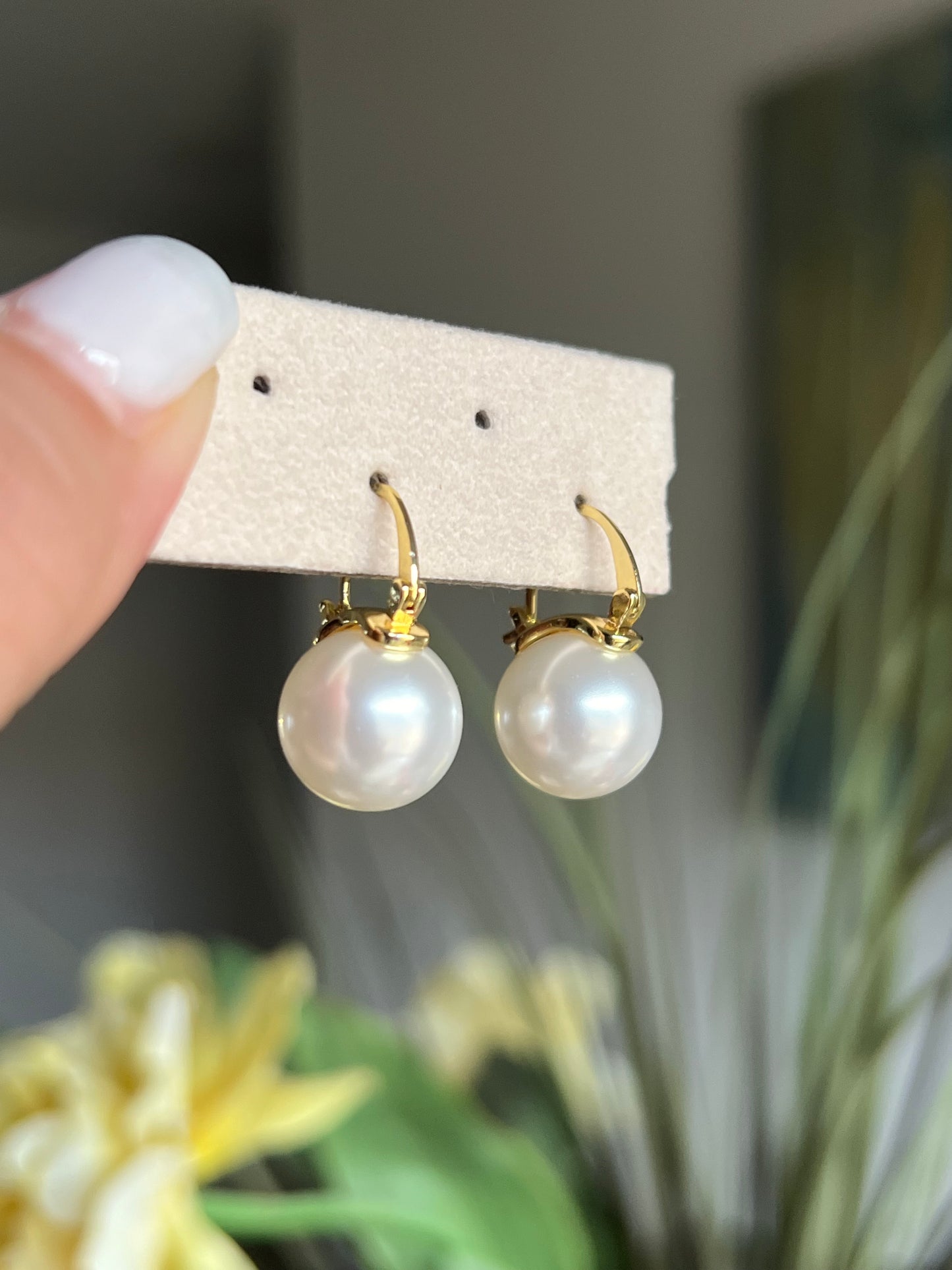 Aretes Perlas