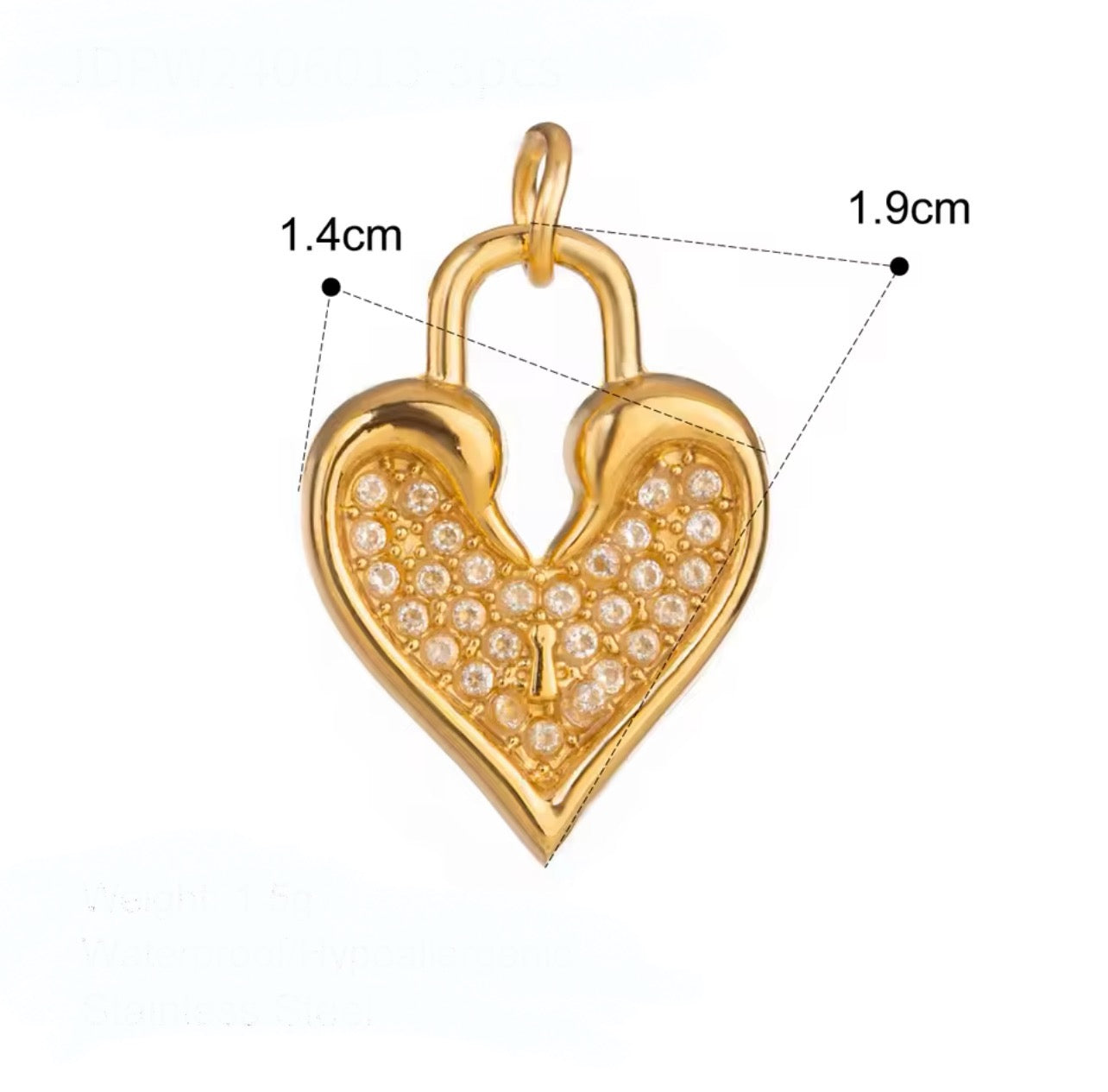 Corazón con Zirconias