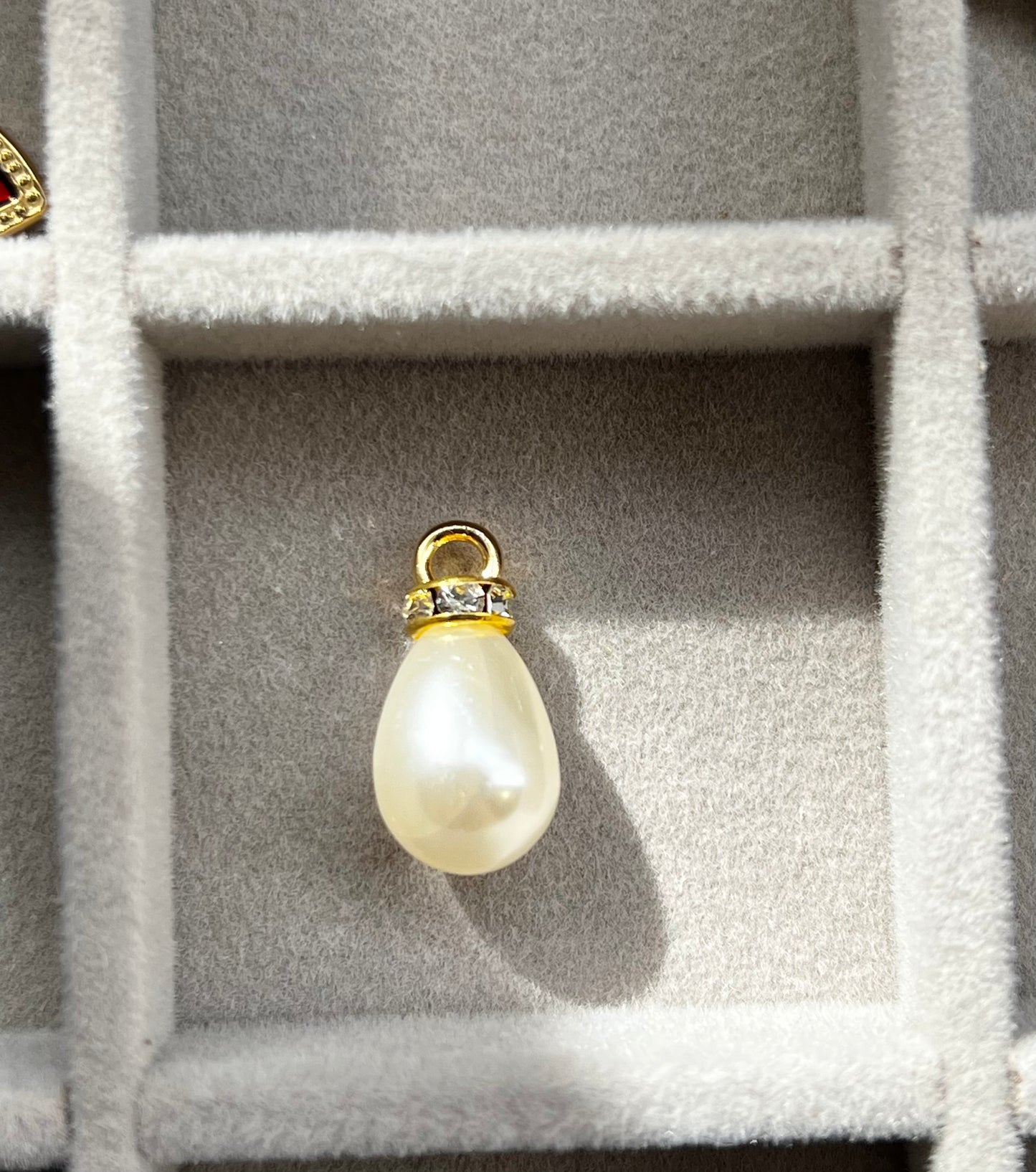 Gota de Perla con Zirconia