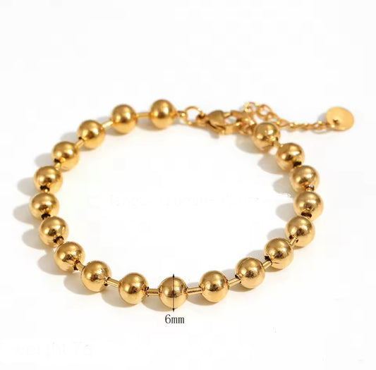 Balines (pulsera, acero inoxidable)